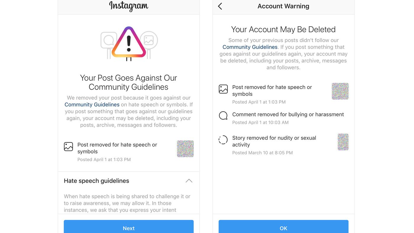 Image result for instagram community guidelines