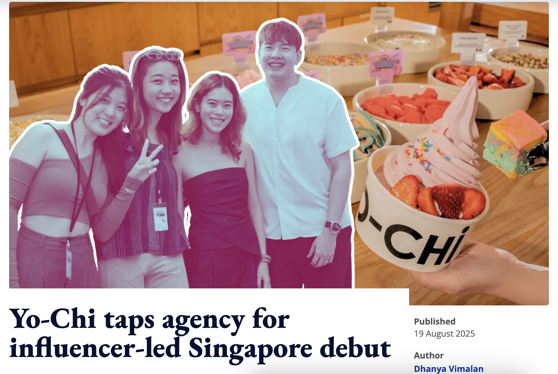Yo-chi Singapore, F&B influencer campaigns Singapore, UGC marketing strategy