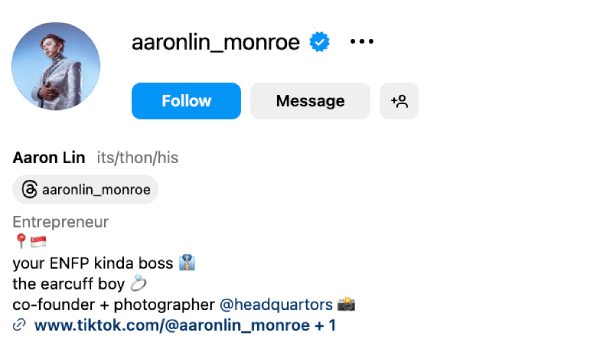 Aaron Lin (@aaronlin_monroe) - 67.4K followers