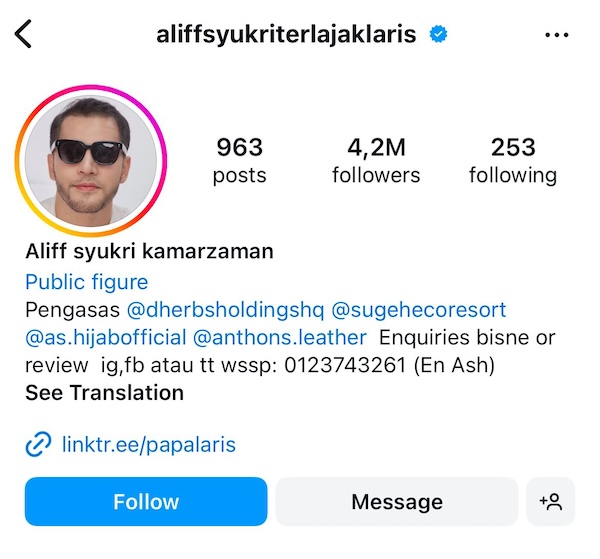 Dato’ Sri Aliff Syukri bin Kamarzaman