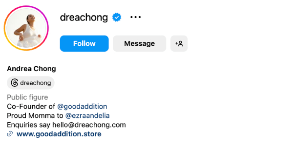 Andrea Chong (@dreachong) – 308K followers