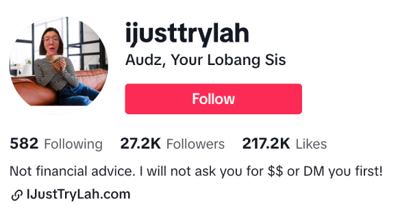 Audz (@ijusttrylah) – 27.1K Followers