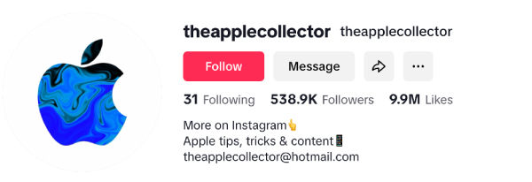 Ben Rector (@theapplecollector) – 538.9K followers