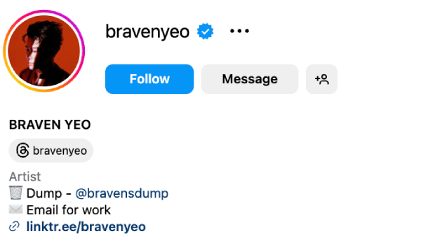 Braven Yeo (@bravenyeo) – 239K Followers