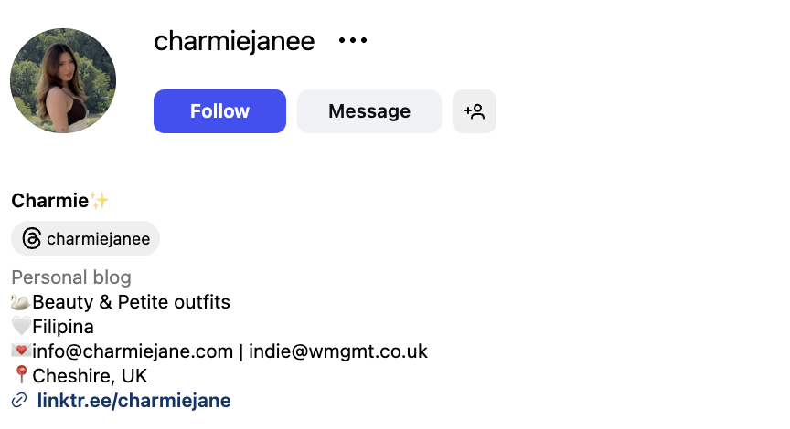Charmie Jane (@charmiejanee) – 313K followers