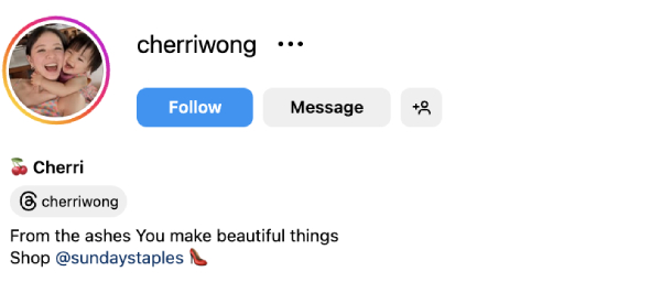 Cherri Wong (@cherriwong) – 17.4K followers