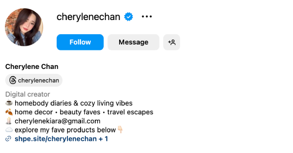 Cherylene (@cherylenechan) – 115K followers