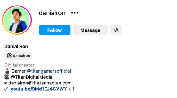 Danial Ron (@danialron) - 112K Followers