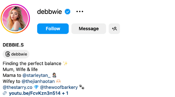 Debbie (@debbwie) - 480K followers