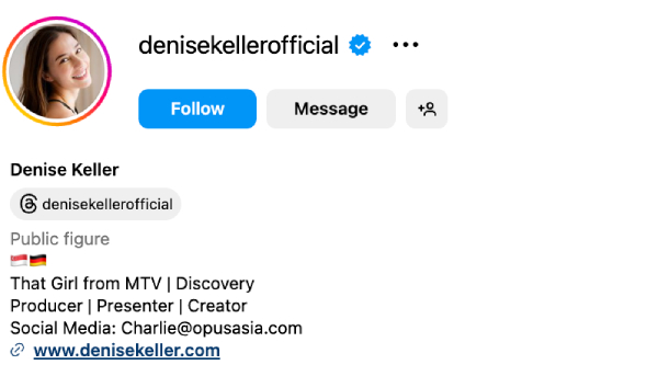 Denise Keller (@denisekellerofficial) – 121K Followers