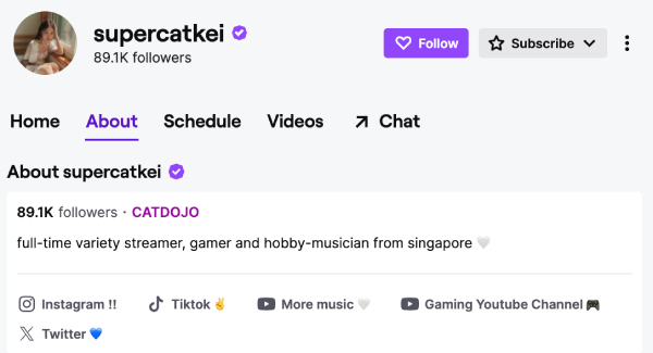 Denise Teo (@supercatkei) – 89.1K followers