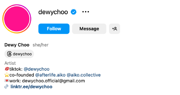 Dewy Choo (@dewychoo) – 189K followers