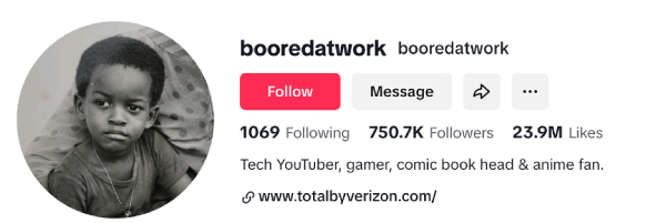 Enobong Etteh (@booredatwork) – 750.7K followers