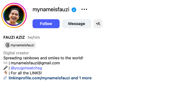 Fauzi Aziz (@mynameisfauzi) – 25K Followers