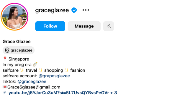 Grace (@graceglazee) – 225K followers