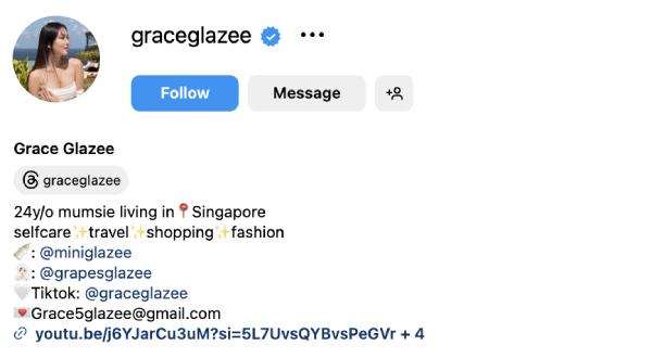 Grace (@graceglazee) – 235K followers