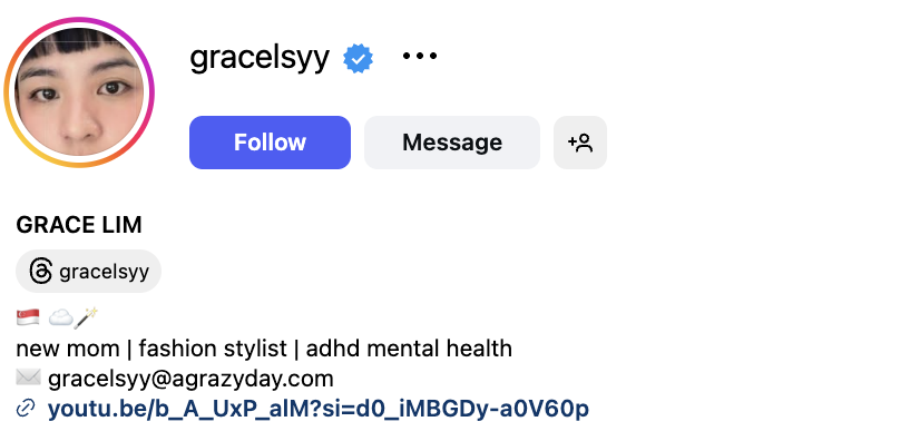Grace Lim (@gracelsyy) – 67.4K Followers