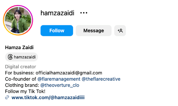 Hamza Zaidi (@hamzazaidi) - 97.6K followers