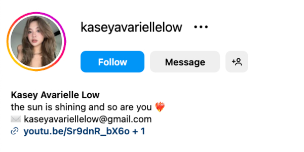 Kasey Avarielle Low (@kaseyavariellelow) - 58.9K Followers