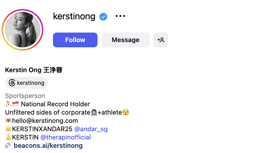 Kerstin Ong (@kerstinong) – 68.9K followers