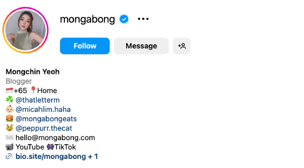 Mong Chin Yeoh (@mongabong) – 308K Followers