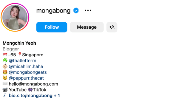 Mongchin Yeoh (@mongabong) – 313K followers