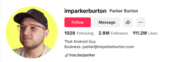 Parker Burton (@imparkerburton) – 2.8M followers