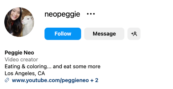 Peggie Neo (@neopeggie) – 116K Followers