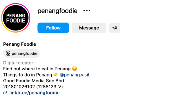 Penang Foodie (@penangfoodie) – 684K followers