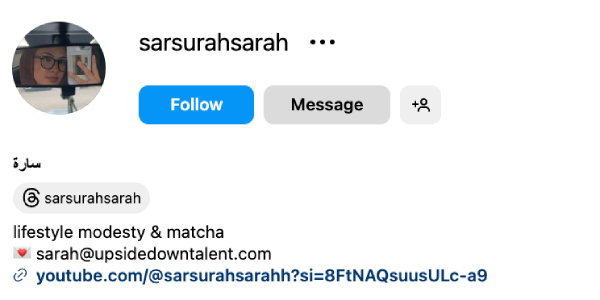 Sarah (@sarsurahsarah) – 143K Followers