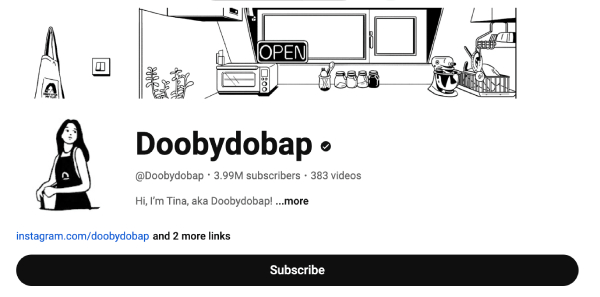 Tina (@Doobydobap) - 3.98M Subscribers