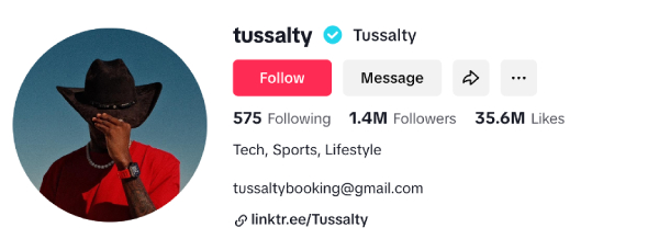 Tussalty (@Tussalty) – 1.4M followers